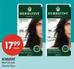 Shoppers Drug Mart Herbatint hair colour offer