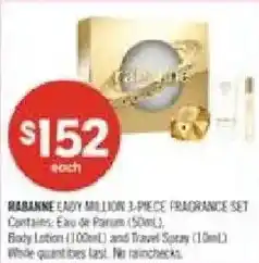 Shoppers Drug Mart Rabanne Lady Million 3-piece fragrance set offer