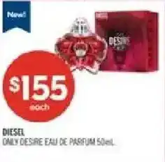 Shoppers Drug Mart Diesel daily desire eau de parfum offer