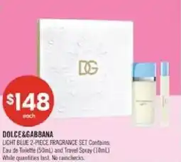 Shoppers Drug Mart Dolce&Gabbana light blue 2-piece fragrance set offer