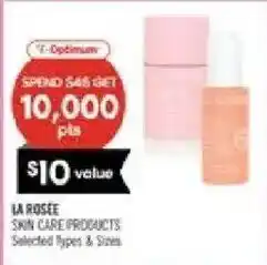 Shoppers Drug Mart La Rosee skin care products offer