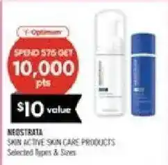 Shoppers Drug Mart Y-Optimum Neostriata skin active skin care products offer
