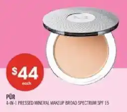 Shoppers Drug Mart Pur 4-in-1 pressed mineral makeup broad spectrum spf 15 offer