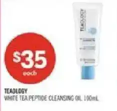 Shoppers Drug Mart Teaology white tea peptide cleansing oil offer