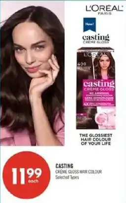 Shoppers Drug Mart L'oreal paris casting creme gloss hair colour offer