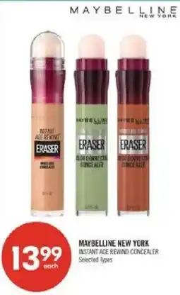 Shoppers Drug Mart Maybelline New York instant age rewind concealer offer