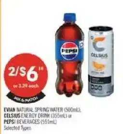 Shoppers Drug Mart Evian natural spring water offer