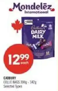 Shoppers Drug Mart Cadbury cello bags offer
