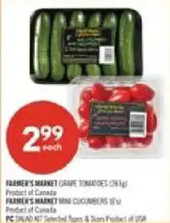 Shoppers Drug Mart Farmer's market grape tomatoes offer