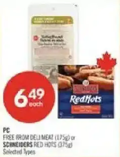 Shoppers Drug Mart Schneiders red hots offer