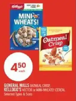 Shoppers Drug Mart General Mills oatmeal crisp kellogg's vector or mini-wheats! cereal offer