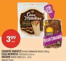 Shoppers Drug Mart Country Harvest raisin cinnamon bread offer