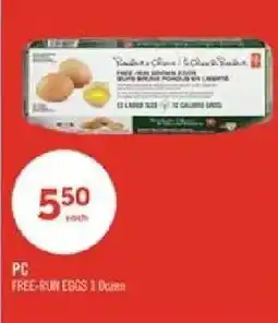 Shoppers Drug Mart PC free-run eggs 1 dozen offer