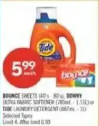Shoppers Drug Mart Bounce sheets offer