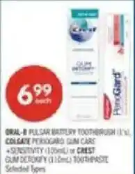 Shoppers Drug Mart oral-b pulsar battery toothbrush offer