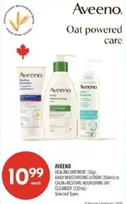 Shoppers Drug Mart Aveeno oat powered care offer