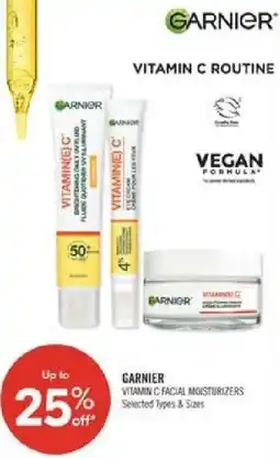 Shoppers Drug Mart Garnier vitamin c facial moisturizers offer
