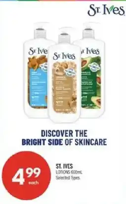 Shoppers Drug Mart St Ives lotions offer