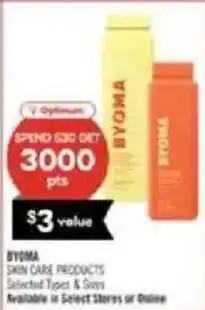 Shoppers Drug Mart Byoma skin care products offer