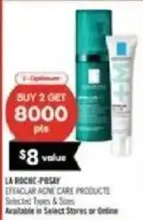 Shoppers Drug Mart La Roche Posay Eyaclar Acne Care Products offer