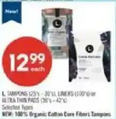 Shoppers Drug Mart L tampons offer