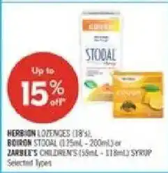 Shoppers Drug Mart Herbion lozenges offer
