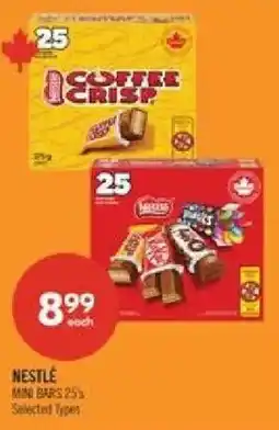 Shoppers Drug Mart Nestle mini bars 25s offer