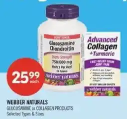 Shoppers Drug Mart Webber Naturals Glucosamine or Collagen Products offer
