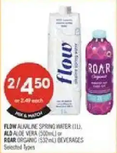 Shoppers Drug Mart Flow alkaline spring water offer