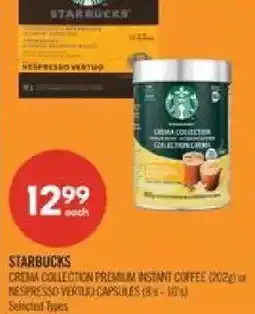Shoppers Drug Mart Starbucks crema collection premium instant coffee offer