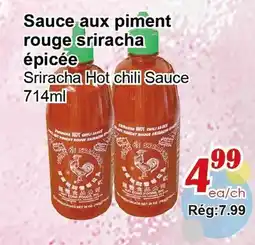 Marche C&T Sauce aux piment rouge sriracha épicée offer