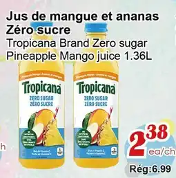Marche C&T Jus de mangue et ananas Zéro sucre offer
