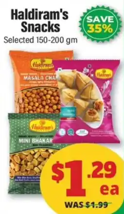 Iqbal Foods Haldiram's Snacks offer