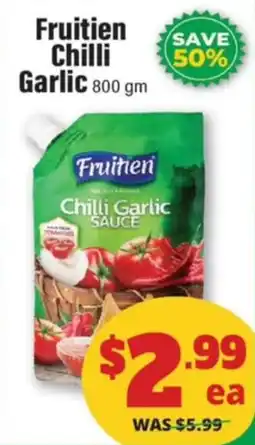 Iqbal Foods Fruitien Chilli Garlic offer