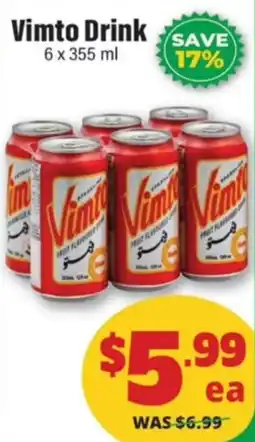 Iqbal Foods Vimto Drink offer