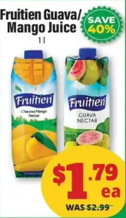 Iqbal Foods Fruitien Guava Mango Juice offer