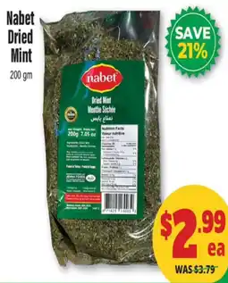 Iqbal Foods Nabet dried mint offer