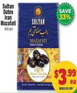 Iqbal Foods Sultan mazafati dates offer