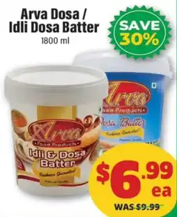 Iqbal Foods Arva Idli Dosa Batter offer
