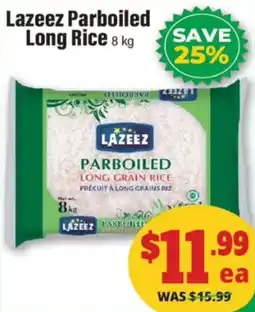 Iqbal Foods Lazeez parboiled long rice offer