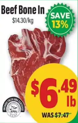 Iqbal Foods Beef Bone In offer