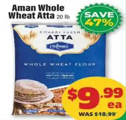 Iqbal Foods Aman whole wheat atta offer