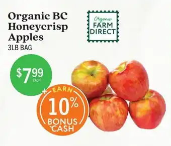 Organic Farm Direct Organic BC Honeycrisp Apples