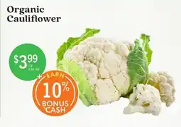 Community Natural Foods Organic Cauliflower offer