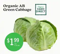 Community Natural Foods Organic AB Green Cabbage offer