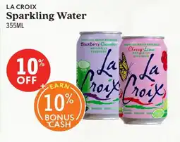 Community Natural Foods La Croix sparkling water offer