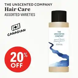 Community Natural Foods The Unscented Company Hair Care offer