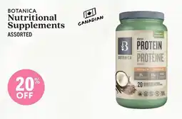 Community Natural Foods Botanica nutritional supplements assorted offer