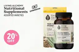 Community Natural Foods Living Alchemy Nutritional Supplements offer