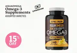 Community Natural Foods Aquaomega omega 3 supplements offer